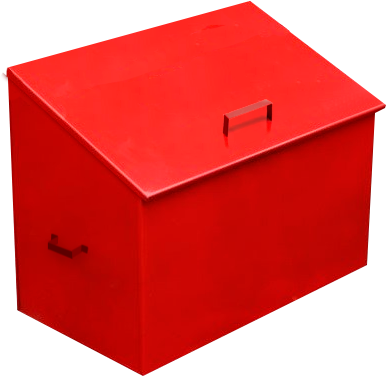 Ящик для песка пожарный 0,1 м3